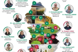 JA et FDSEA 39 présentent leur liste commune